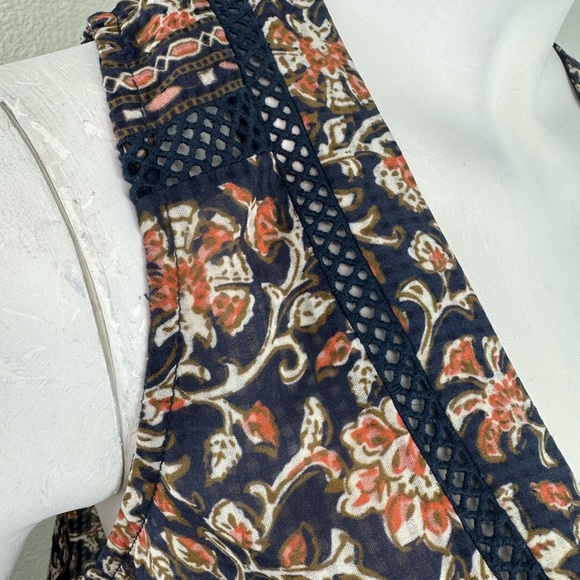 VERONICA BEARD
Leanna Sleeveless Ruffle Minidress In Moonlit Ocean Multi Small. - Picture 10 of 17